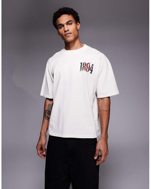 Good For Nothing Gray Oversized T-shirt for men
