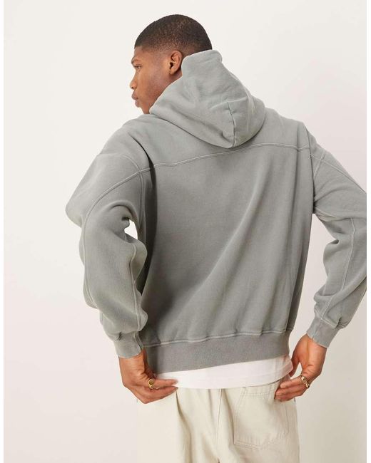 Abercrombie & Fitch Gray Essentials Hoodie for men