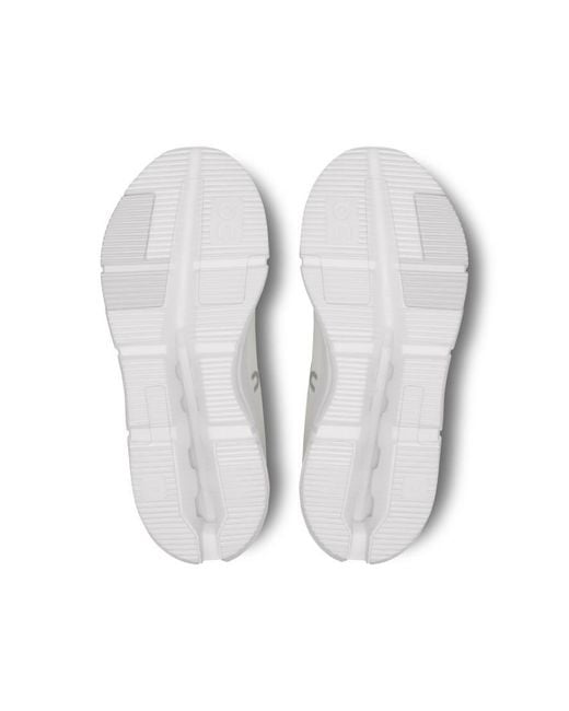 On Shoes White Cloudnova 2 Lifestyle Trainer