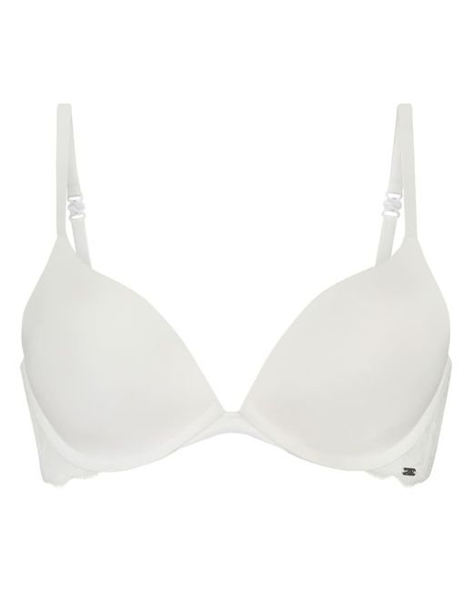 Hunkemöller White Angie Padded Underwired Push-Up Bra