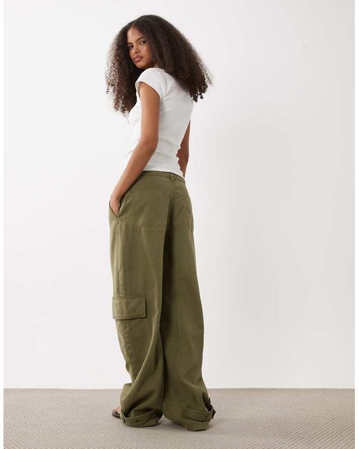 ASOS Natural Cargo Jeans