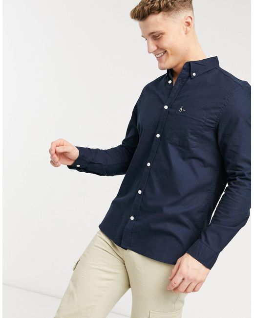 camisa color azul marino