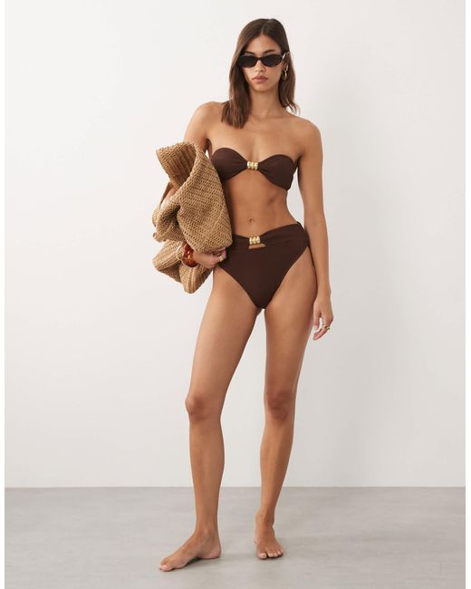 Haut 4th & Reckless en coloris Brown