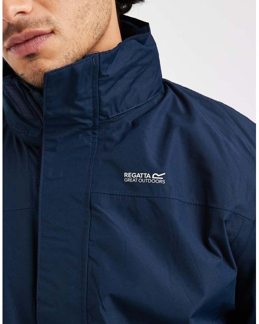 Regatta Blue Waterproof Matt Ii Shell Jacket for men