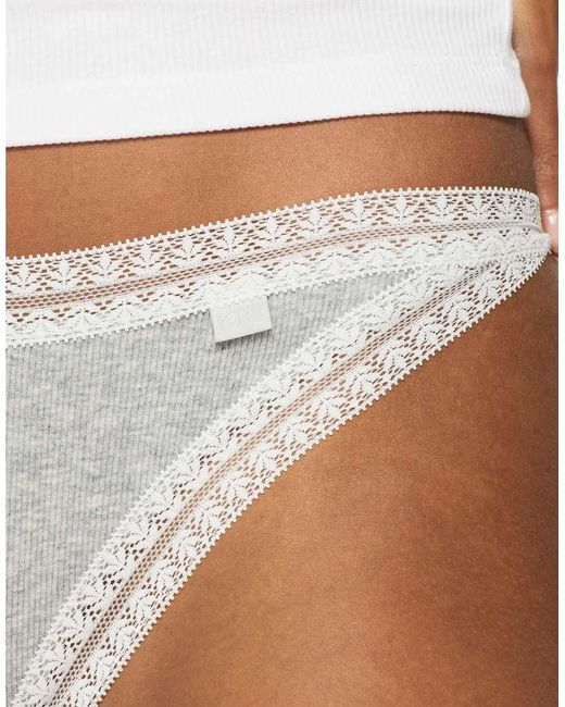 KBX Blue Knickerbox 3 Pack Cotton Thong