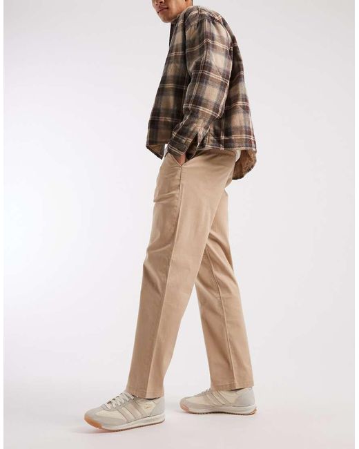 ASOS Natural Straight Chinos for men
