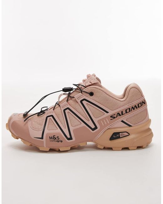 Salomon Pink Speedcross 3 Satin Trainers