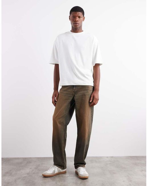 ASOS White baggy Fit Jeans for men
