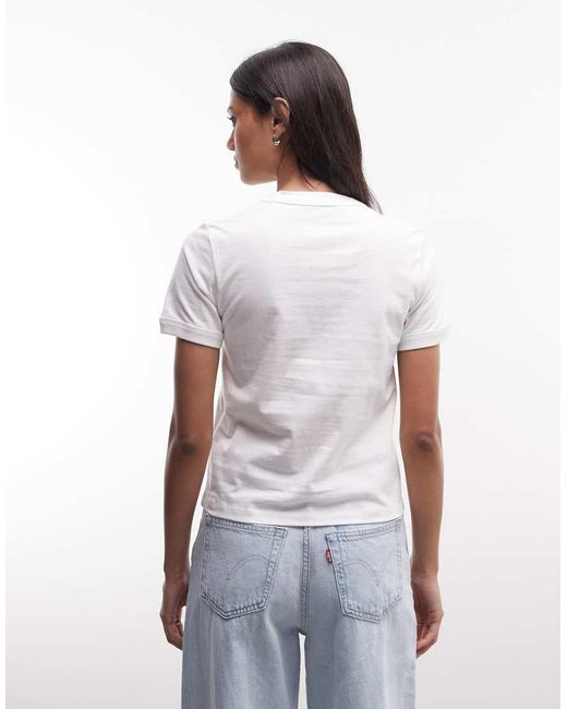 Carhartt White Carhatt Wip Disenchant Ringer T-shirt