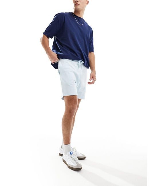 ASOS Blue Skinny Fit Shorts for men