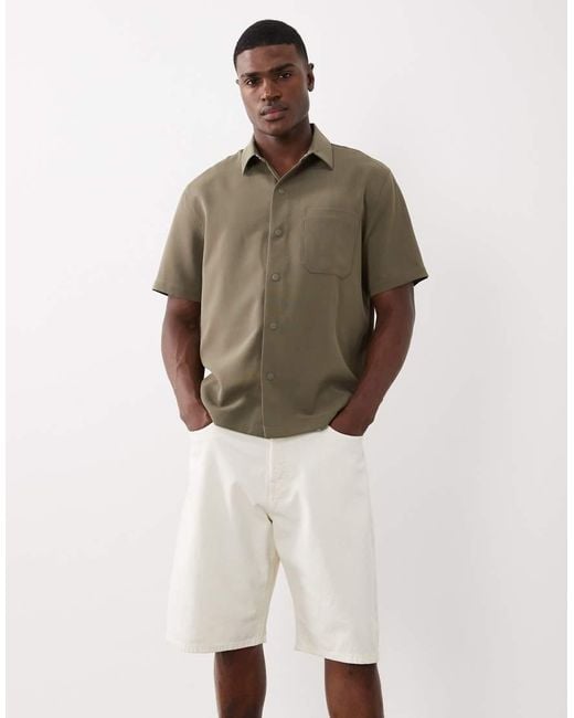 Jack & Jones Natural Alex baggy Denim Shorts for men