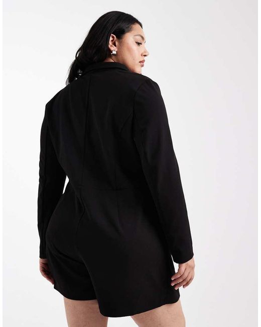 ONLY Black Blazer Playsuit