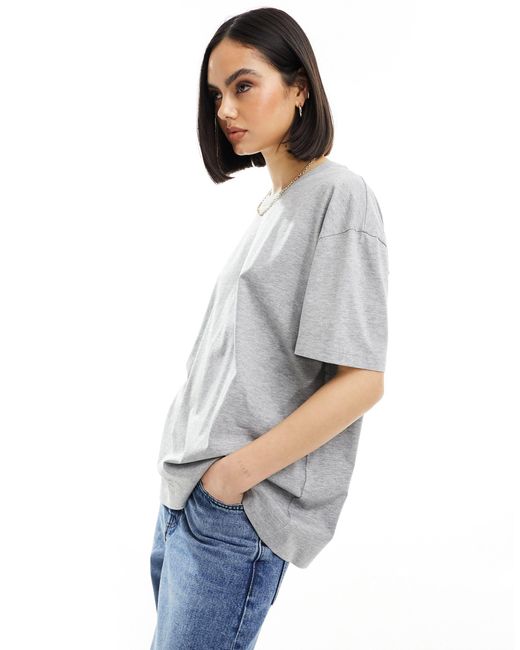 ASOS Gray – oversize-t-shirt