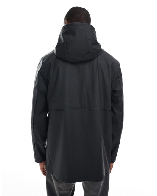ASOS Blue Shower Resistant Rain Jacket for men