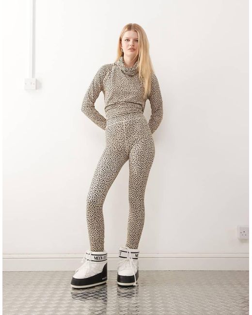 OOSC Natural Cheetah Baselayer Legging