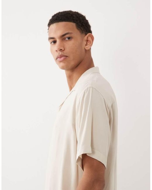 Jack & Jones Natural Viscose Shirt for men