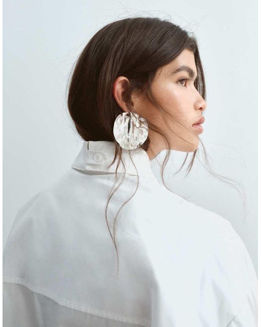 ARRANGE White Premium Oversized Shirt