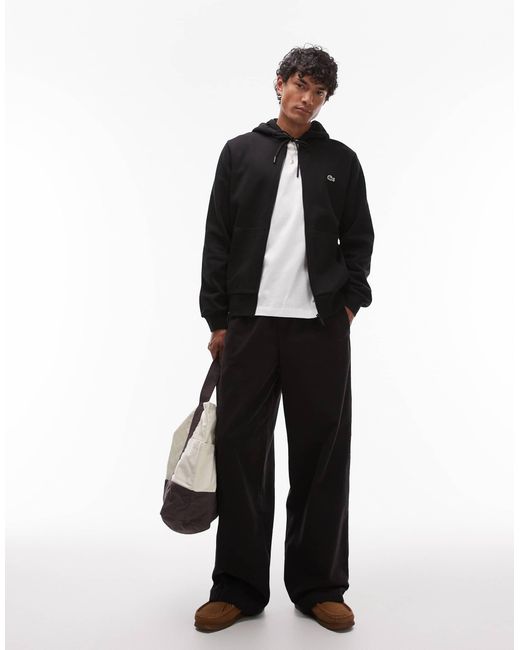 Lacoste – kapuzenjacke in Black für Herren