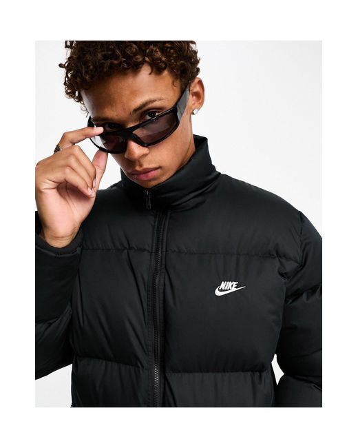 Nike Black Club Puffer Jacket for men