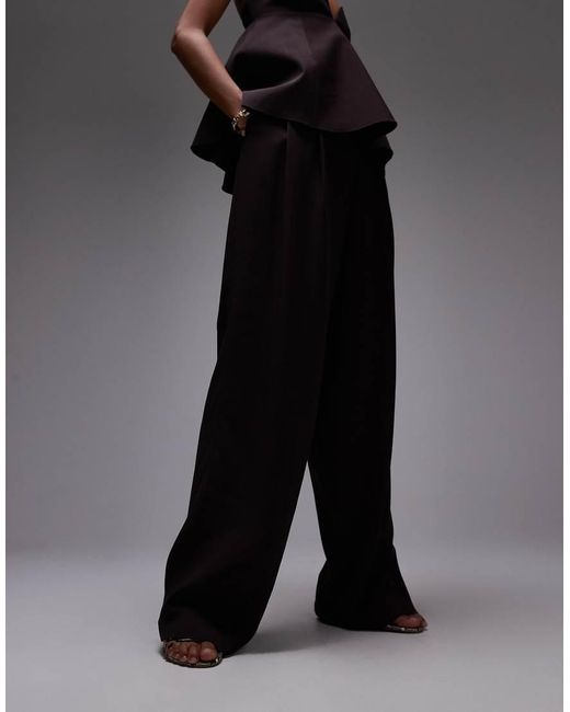 Mango Gray Balloon Leg Tailored Trouser Co-ord