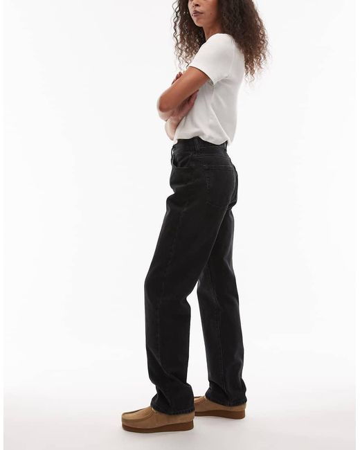 Carhartt Black Noxon High Waisted Straight Leg Jeans
