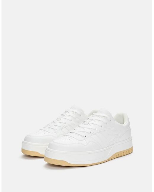 Sneakers Bianche Con Suola Spessa di Pull&Bear in White da Uomo