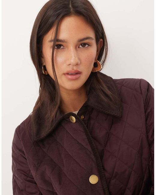 Barbour Brown Marla Quilted Jacket