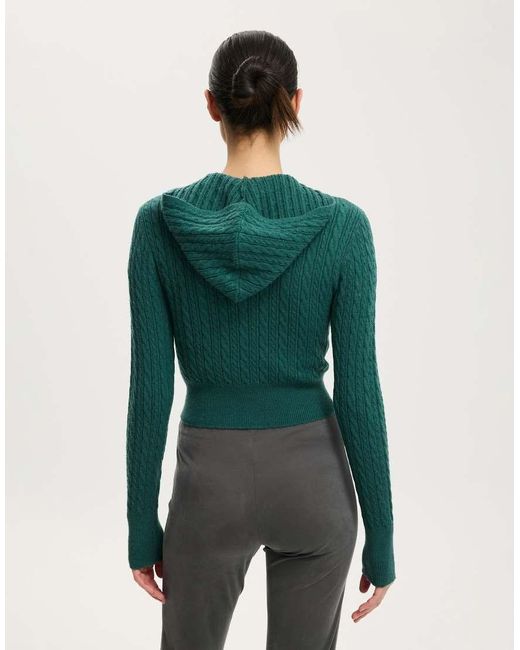 Cotton On Green Everfine Double Zip Up Hoodie