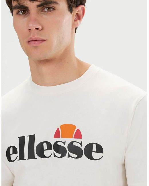 Ellesse White Prado 2 Tee for men