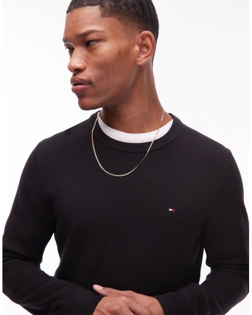 Tommy Hilfiger Blue Essential Structure Jumper for men