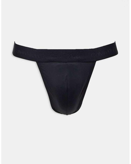 Calvin Klein Black Sculpt Lace Thong for men