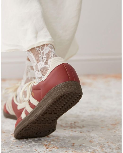 Adidas Originals Brown Samba Og Sneakers