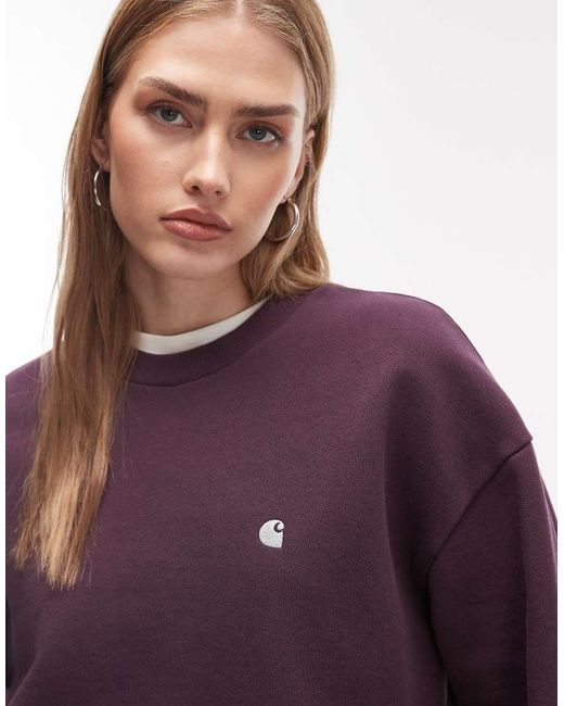 Carhartt Purple Casey Sweatshirt