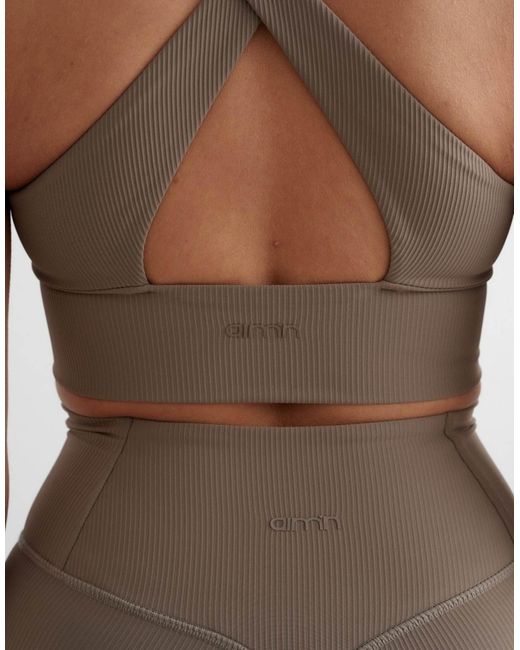 Aim'n Brown – gerippter performance-bh