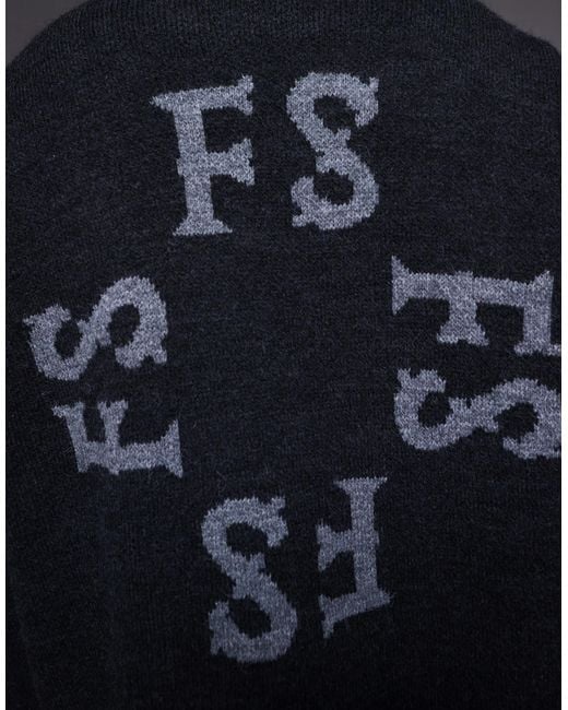 Faded Store – strickpullover in Blue für Herren