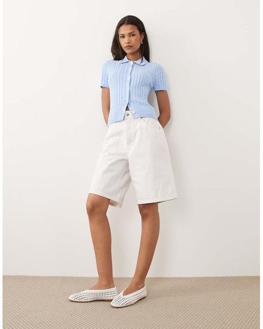 Polo Ralph Lauren Blue Short Sleeve Cardigan
