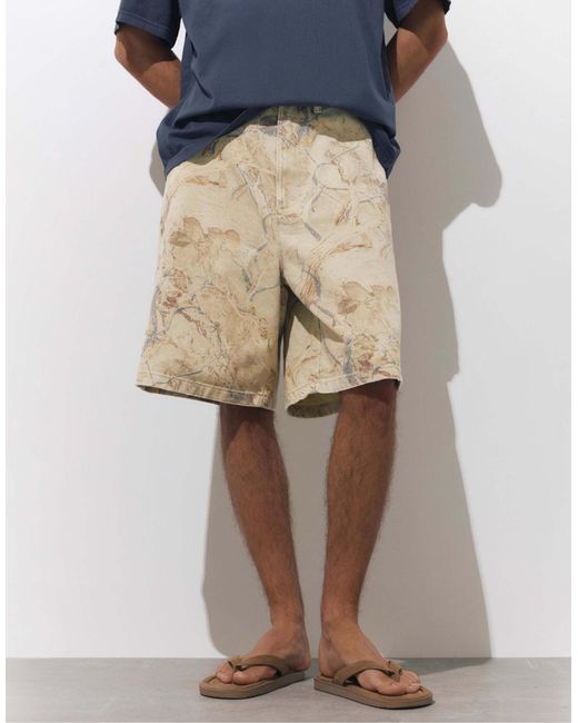 Bermuda imprimé - sable Pull&Bear pour homme en coloris Blue