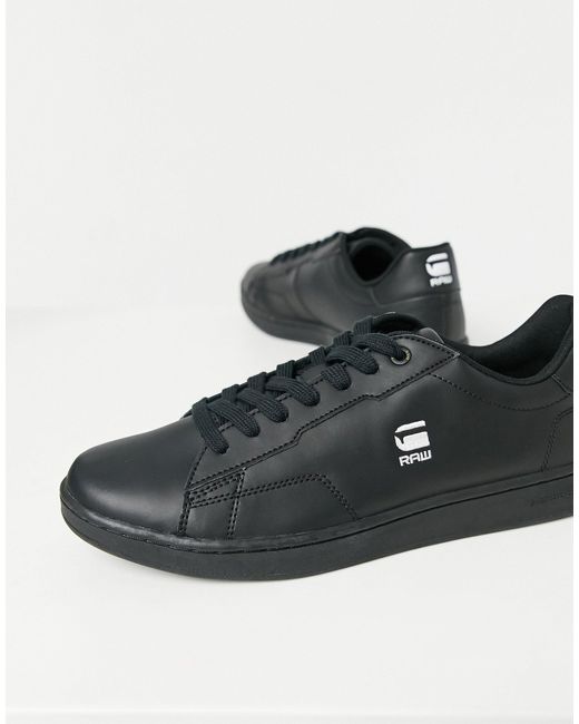 G-Star RAW Rubber Cadet Trainers in Black for Men | Lyst