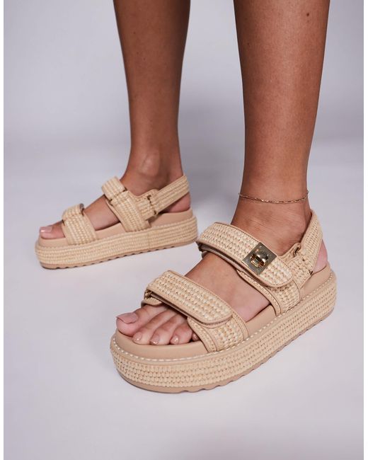 Steve Madden Brown Big Mona Chunky Sandals