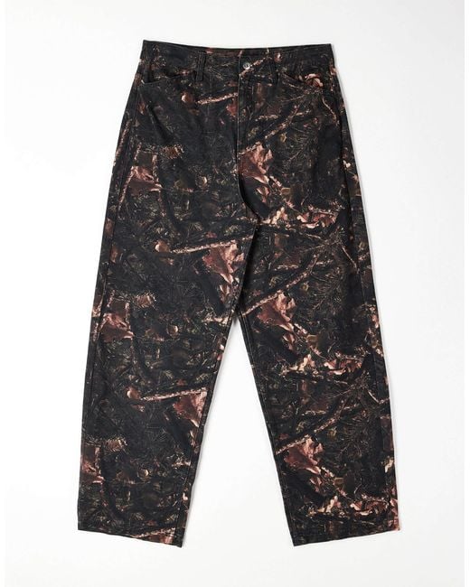 Collusion Gray X002 Baggy Jeans for men