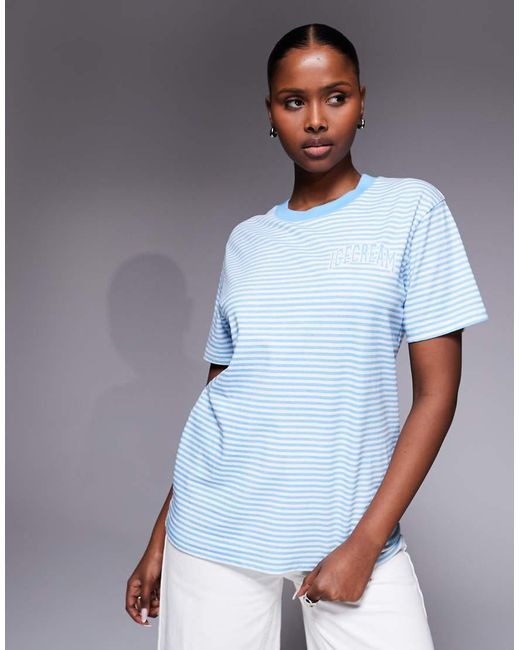 ICECREAM Blue Logo T-shirt
