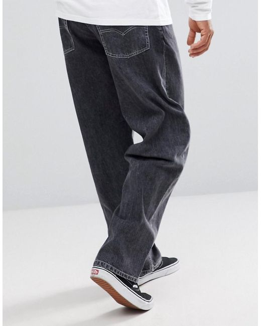 Denim Silvertab baggy Jeans Grey Wash 