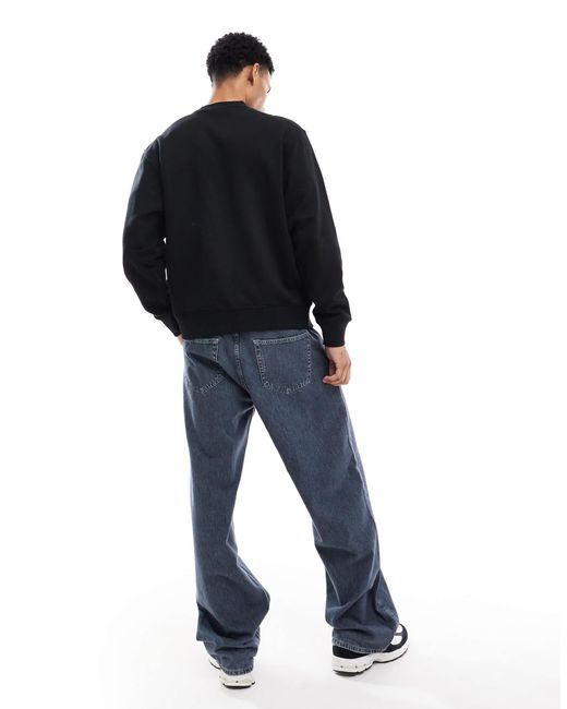 Jack & Jones Premium – schweres oversize-sweatshirt in Blue für Herren