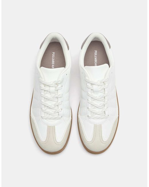 Baskets rétro Pull&Bear en coloris White