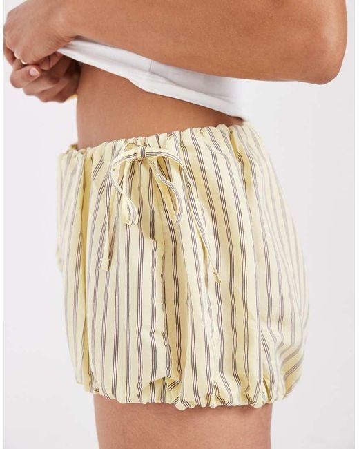 ASOS White Bubble Short Co Ord