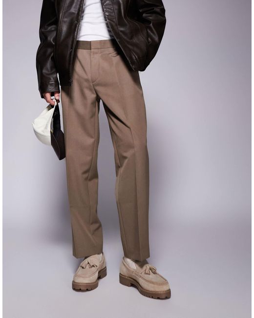 Walk London – sean – wildleder-loafer in Brown für Herren