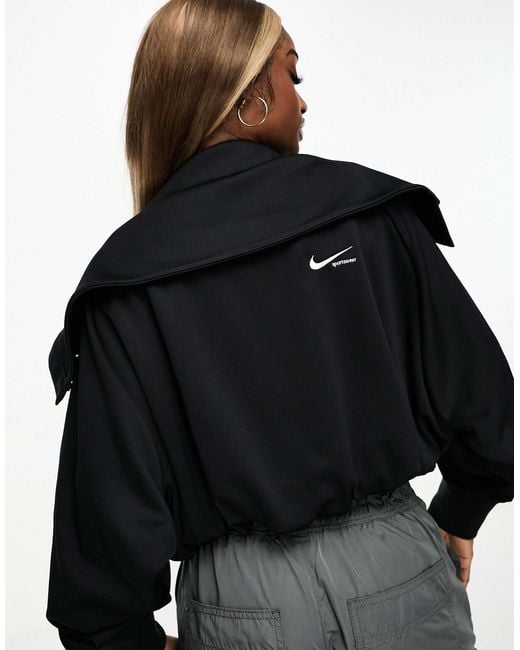 nike crop track jacket