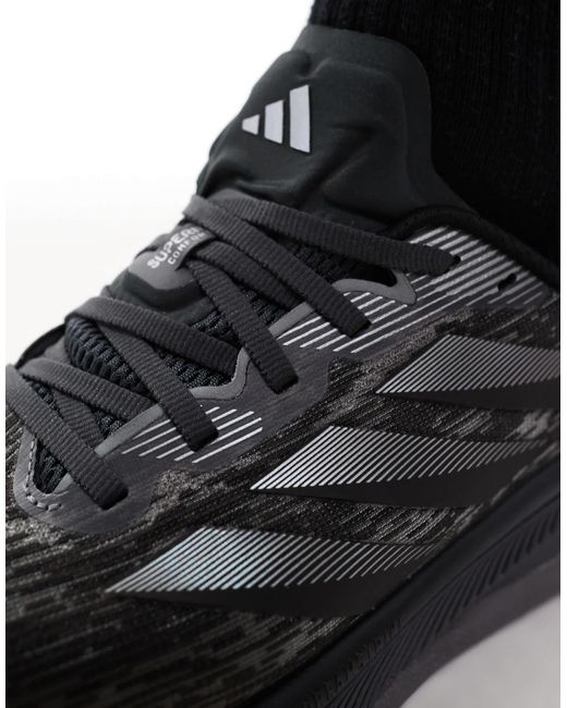 Adidas Originals Black Adidas Running Supernova Lightflow for men