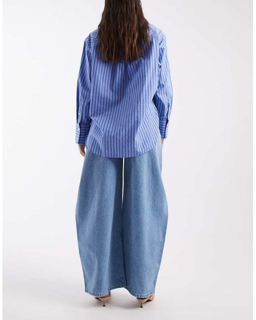 ASOS Blue Oversized Clean Barrel