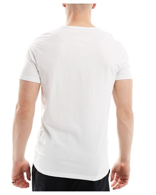 Paul smith - confezione da 3 t-shirt da casa bianche con logo di PS by Paul Smith in White da Uomo